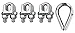 Wire Rope Clip and Thimble Kit, 1/2 in