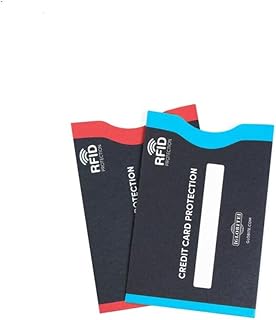 Globite RFID Blocking Credit Card Sleeve 2 Pack, Assorted