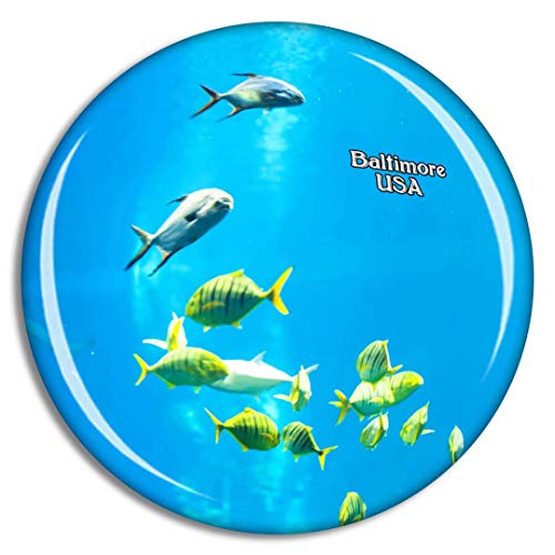 Weekino USA Baltimore Aquarium 3D Crystal Magnet