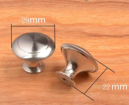 Eokoaiee 20 Pack Metal Kitchen Cabinet Mushroom Knobs Pulls Cupboard Handles Dresser Drawer Knob Hardware With Screws (Large) #TOP2