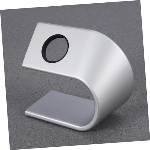 Soporte de carga u shape para reloj de mesa base plateada estable Hemobllo 7