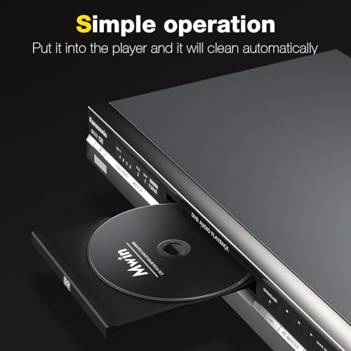 Mwin CD Cleaner Disc for Car and Home