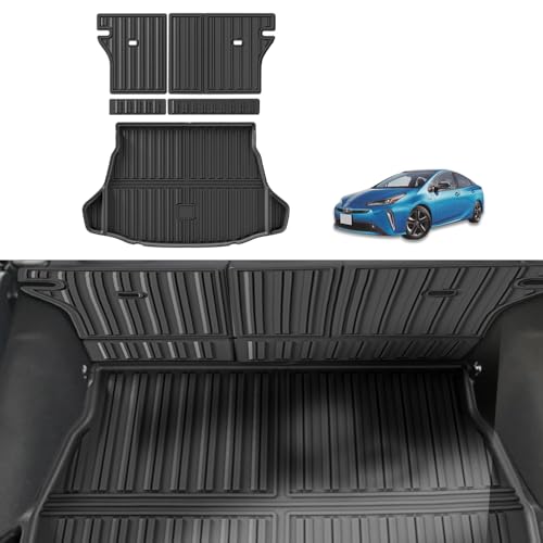 プリウス 50系 ラゲッジマット 車種専用設計 トランクマット 防水マット 3D TPE製 滑り止め アクセサリー 内装パーツ 保護 傷防止 装着簡単 フルセット 5P LH048