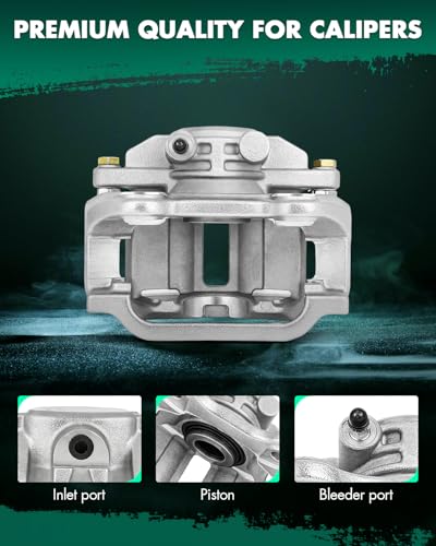 Image of SCITOO Rear Brake Calipers With Bracket 18B4854 18B4855 Compatible For Cadillac For DeVille 2003-2005,For Cadillac For DTS 2006-2011,For Chevrolet For Silverado 1500 2003-2006
