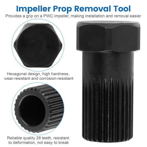 Image of Impeller Wrench Tool WR012, 1.16 Inch 28 Teeth Impeller Prop Removal Tool Compatible with Sea-Doo RXP RXP-X RXT RXT-X GTX 215 255 260 300 HP