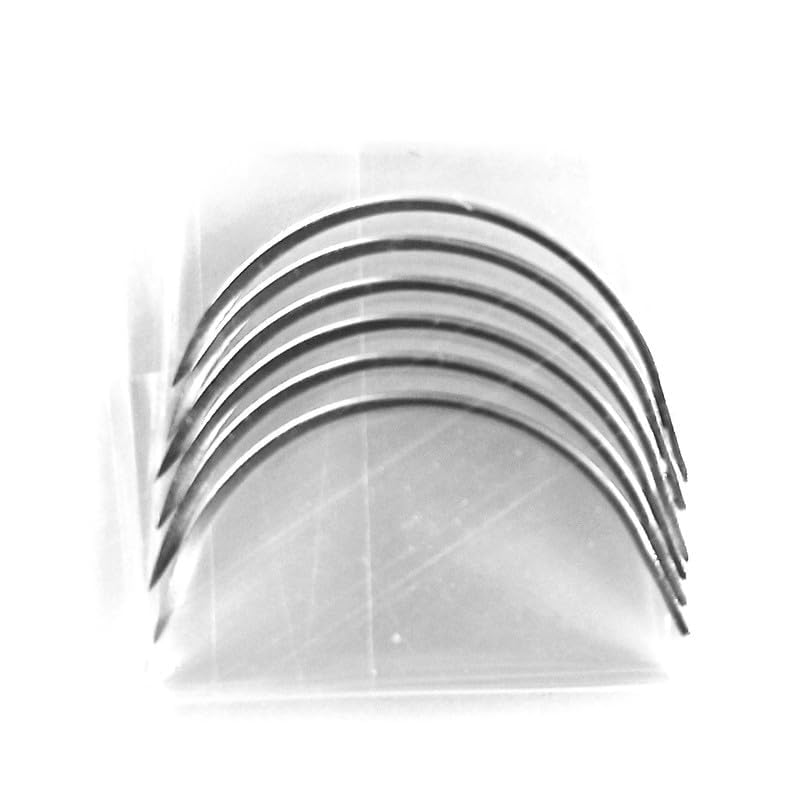Dental Stainless Steel Suture Needles 19 Size Half Circle 6pc-picture-28