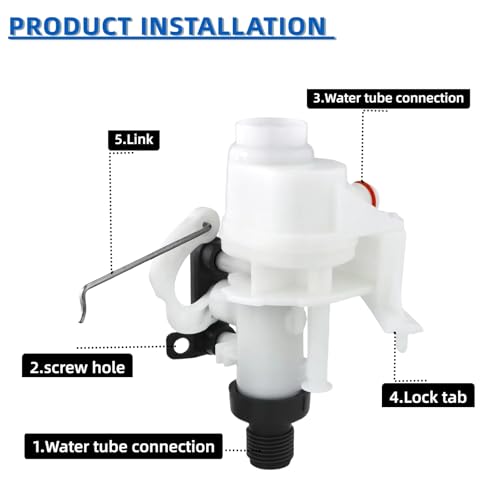 Image of 31705 Toilet Water Module Assembly Replacement For Thetford RV Toilet Parts 31705 Fits all Aqua Magic V High /Low Models such as 31688 31687 31683