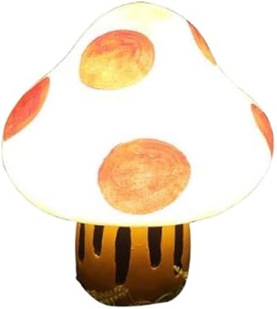 TQXDD Vintage Waterproof Quality Stigma Lamp Outdoor Glowing Mushroom Lamp Landscape Courtyard Lights,IP44 Rainproof Anti-Rust Stigma Lamp for Garden,Lawn,Park, Outdoor,Courtyard Etc. Pathway
