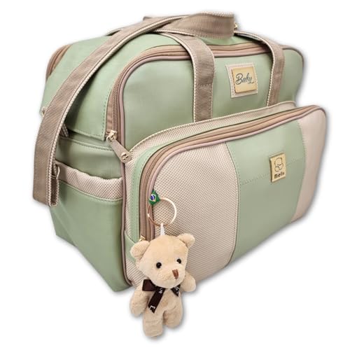Bolsa Maternidade Grande Bebê Enxoval Miellu Menino Menina - Linha Deluxe (Verde)