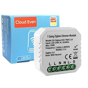 Dimbare smart schakelaar, dimmer module Smart Switch ZigBee dimmer voor LED neutraal relais EU Smart Life / Tuya APP 220…