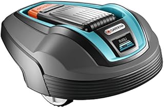 GARDENA Mähroboter R40Li: Akkubetriebener Rasenmäher-Roboter ideal für Gärten bis 400 qm, Steigung bis 25% möglich, Messerscheibe mit 3 Messern für präzisen und schonenden Grasschnitt (4071-60)