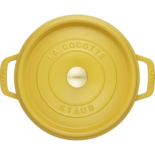 Staub Round Dutch Oven 4qt Citron thumbnail 9