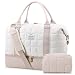 LOVEVOOK Reisetasche Damen, Leicht Puffer Weekender Handgepäck Tasche Kliniktasche Geburt Krankenhaustasche mit Schuhfach & Nassfach, Travel Bag Sporttasche für Flugzeug Reise