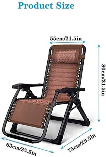 Chaise longue doux et inclinable avec structure pliante de balcon - 2