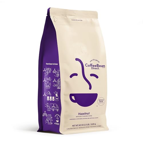 Café en grano sabor avellana, tostado ligero 2.5 lb miniatura 1