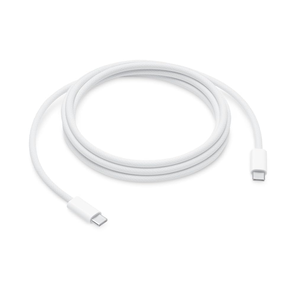 240W USB C to USB C Cable for Apple MacBook, iPhone, iPad | Fast Charging Power Delivery, Type-C PD Cable Compatible with MacBook Pro, iPhone 15, iPad Pro | 2m Durable Braided Cable