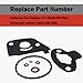 Carburetor Bowl Gaskets Set Rebuildb Kit for Honda EU2000i Carburetor Bowl Gaskets Set Gasket Kit - Pilot Jet O-Ring