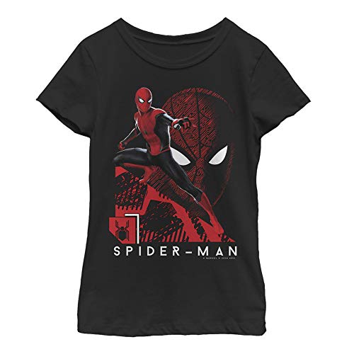 T-Shirt Spidey Marvel Fille Vetement Manches Courtes Imprime