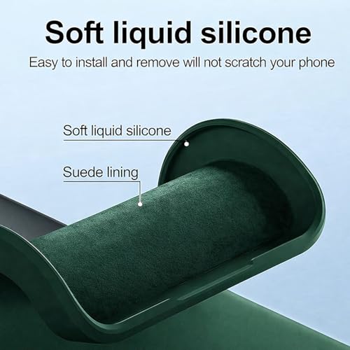Image of Kapa Matte Protective Lens Flexible Back Cover for Redmi Note 15 Pro 5G | Slim Silicone with Soft Lining Shockproof Full Body Bumper Case (Green)