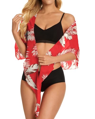 Image of Swimsuit Coverups for Women Sarong Beach Bikini Wrap Sheer Short Skirt Chiffon Scarf for Swimwear 2026