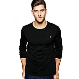  Ralph Lauren Langarmshirt Stretch Cotton (XXL, Black)