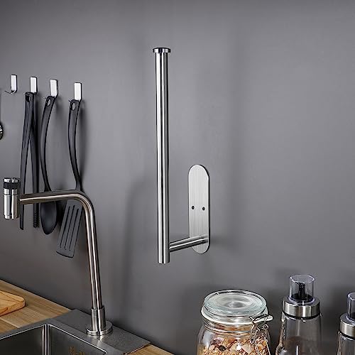 Küchenrollenhalter Kegii ohne Bohren – Platzsparender Edelstahl Rollenhalter