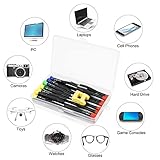 Ainiv Precision Repair Screwdriver Set,21PCS Small Screwdriver with 2PCS Tweezers and 1 Magnetizer Screwdriver Kit Tool for PS4 Watchmakers Jewellers Eyeglasses Sunglasses Repair - Image 6