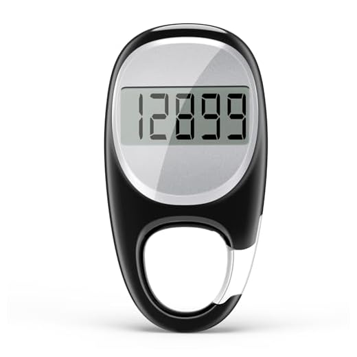 Carabiner Clip 3D Step Tracker