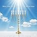 Salomons Menorah Brass 4898B, high 18