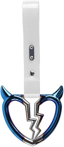 Q1-TECH, JDM Tsurikawa - Anillo japonés para metro, tren, autobús, mango de coche, cuerno de diablo, mango de corazón roto, correa de mano, anillos