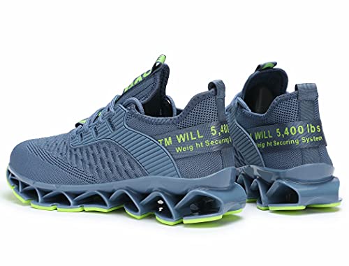 Image of Chopben Men's Running Shoes Blade Non Slip Fashion Sneakers Breathable Mesh Soft Sole Casual Athletic Walking Shoes