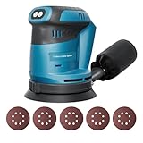 Akku Exzenterschleifer für makita 18V Akku (Akku nicht), Kabellose Elektroschleifer für die Holzbearbeitung, Metallverarbeitung, Lackentfernung, Rostentfernung, Autopolitur, Heimwerken usw