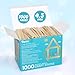 Darice 1000 Pcs Popsicle Stick, 4.5" Natural Wood Craft Sticks Supplies, Ice-Cream Stick Pop, Ages 3+