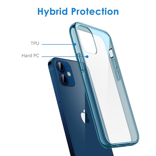 Image of JETech Case for iPhone 12 /12 Pro, Anti-Yellowing, Navy