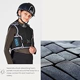 Harry Hall Zeus Kids Body Protector Horse Riding - Children Hi-Viz Equestrians Level 3 EN 13158 Girls Boys Protective Jacket Vest (Black, Extra Large) - Image 5