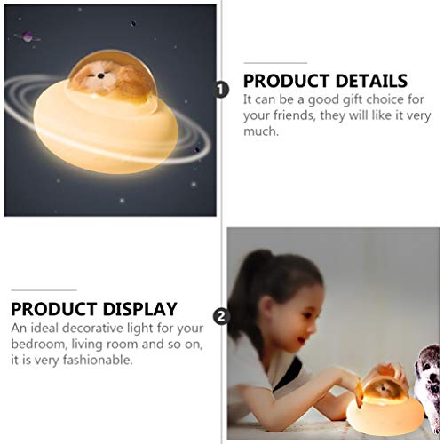 Mobestech Lâmpada de Carregamento Usb Luz de Forma de Dirigível Com Gatinho de Gato Delicado Luz Not