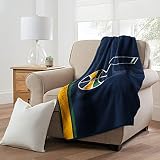 Northwest NBA Polyester Sherpa Throw Blanket 50X60 inch, Utah Jazz