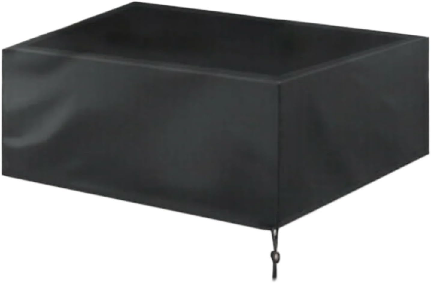 Billiard Table Cover Waterproof with Drawstring Pool Dust Thickened Black(287x155x82cm)