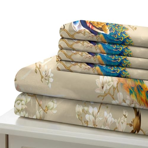 Housse de couette paon hypoallergique contre les allergies - 7