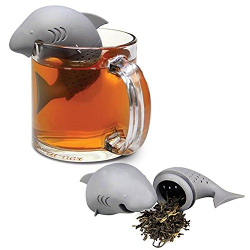 HeroNeo Cute Silicone Shark Infuser Loose Tea Leaf Strainer Herbal Spice Filter Diffuser