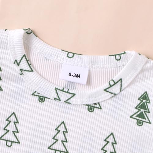 Willow Dance Newborn Baby Girl Clothes Toddler Long Sleeve Christmas Romper Top Ruffle Skirt Overall Dress and Headband4