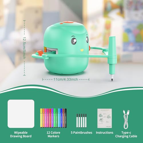 Interactive Educational Drawing Robot for Kids - Montessori Learning Toy with 100 Word Cards, Voice Interaction, Ages 5+ - Image 8
