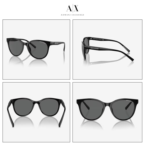 Armani Exchange AX4144SU 54MM Cat Eye Sunglasses For Women +BUNDLE with ACCESSORY EYEWEAR KIT4