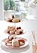 Royal Albert 100 Years Three-Tier (Bouquet, Blush & Golden Rose) Cake Stand, 13.8