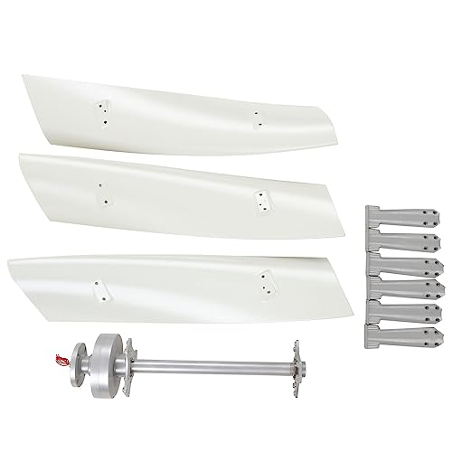 Walfront Generador de Viento 500W, Levitación Magnética Ejes Verticales Viento con Controlador MPPT, Ideal para Uso en el Hogar y RV (48V)