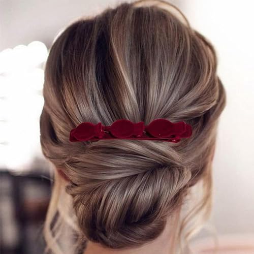 Set de 6 pinzas trenzadas para cabello miniatura 4