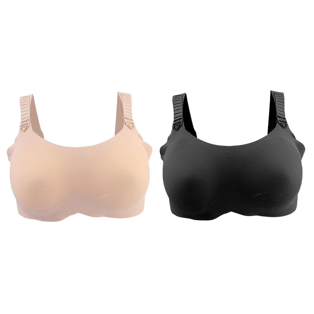 2 Pieces Sexy Special Pocket Bra for Silicone Breast Form False Boob Bra 85C-image-34