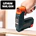 woloveqian Electric Stapler Lithium Cordless Staple Nailer Stapler Furniture Tool Wood Frame Upholstery Renovation