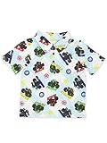 Blaze and The Monster Machines Boys Toddler Collared Short Sleeve Polo Tee Shirt (4T, White)