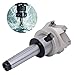 ANKROYU 80 mm 6 Flute Right Angle Milling Cutter, Collet Chuck Holder, APMT1604 Inserts Kit, Accurate Tool Set for Metal Machining, Industrial CNC Milling Applications (MTB3-FMB27+80